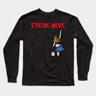 stevie nicks red paint Long Sleeve T-Shirt